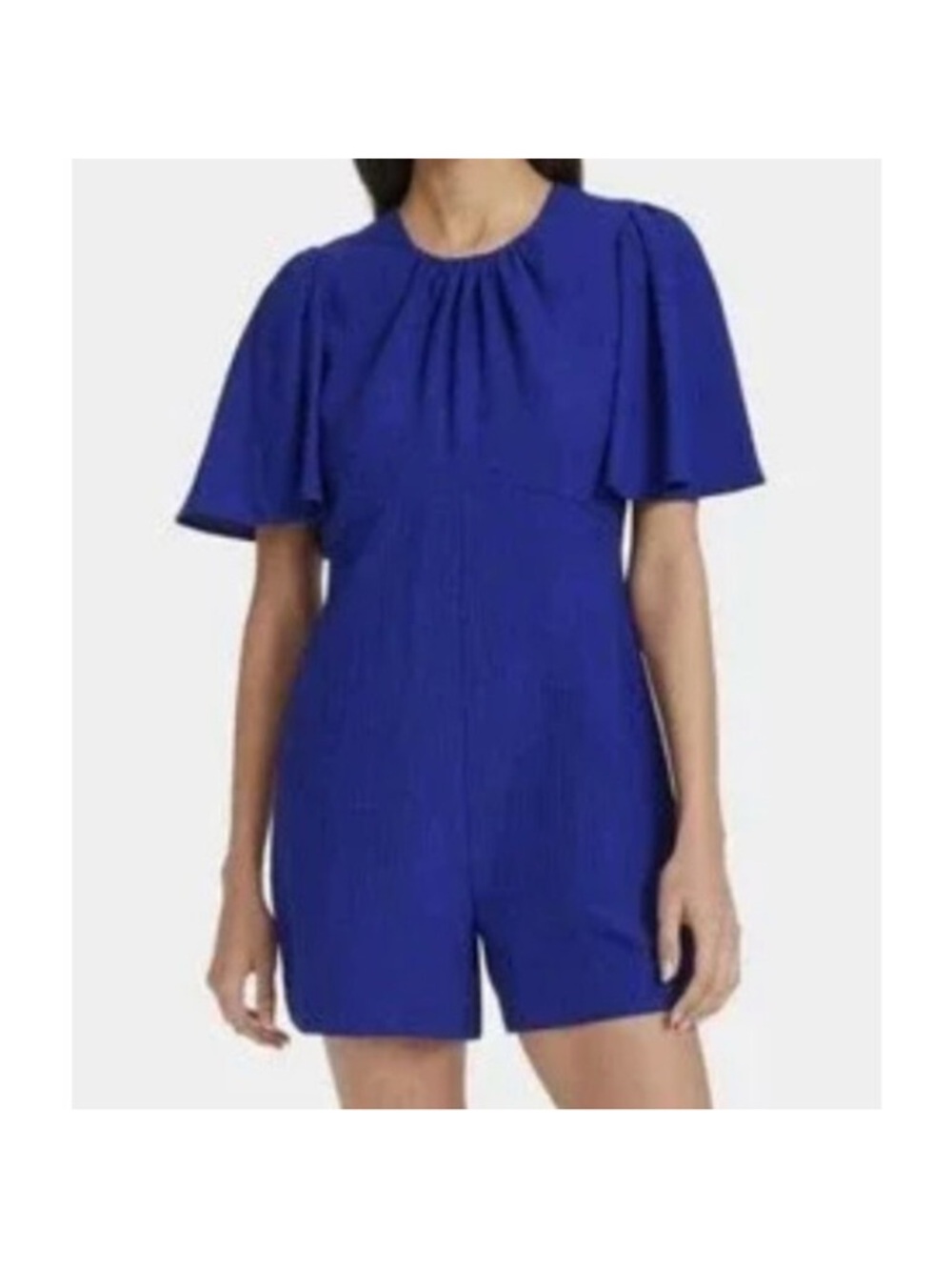 Calvin Klein Cobalt Blue Short Sleeve Romper